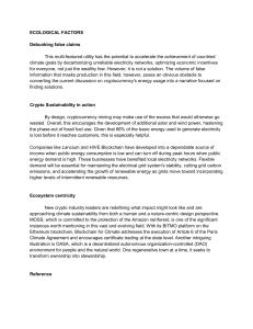 Crypto Sustainability: Ecological Factors & Solutions
