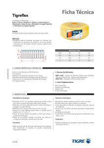 Ficha Técnica Tigreflex: Eletroduto Corrugado para Instalações Elétricas