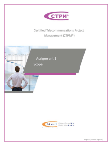 Project Scope Statement Template - CTPM