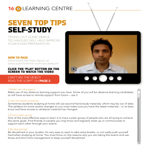 ACCA Exam Self-Study Tips: Pass First Time
