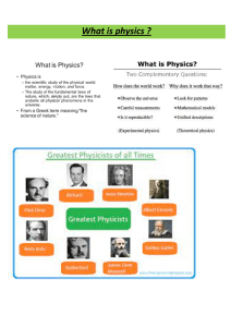 What is Physics? Definition, Branches, and Key Concepts