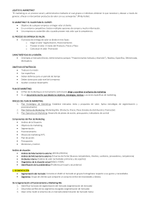 Marketing: Segmentación, Posicionamiento y Producto