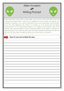 Alien Invasion Writing Prompt: Finish the Story