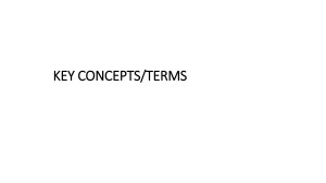 Political Science & Public Administration Key Concepts