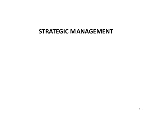 Strategic Management: Process, Strategies, and Competitive Advantage