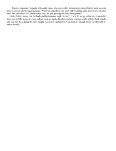 Importance of Sleep: Health and Wellness Guide