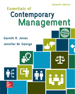 Essentials of Contemporary Management Textbook