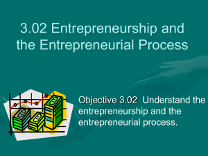Entrepreneurship & Entrepreneurial Process: A Guide