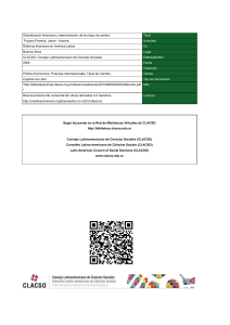 Globalización financiera y tipos de cambio