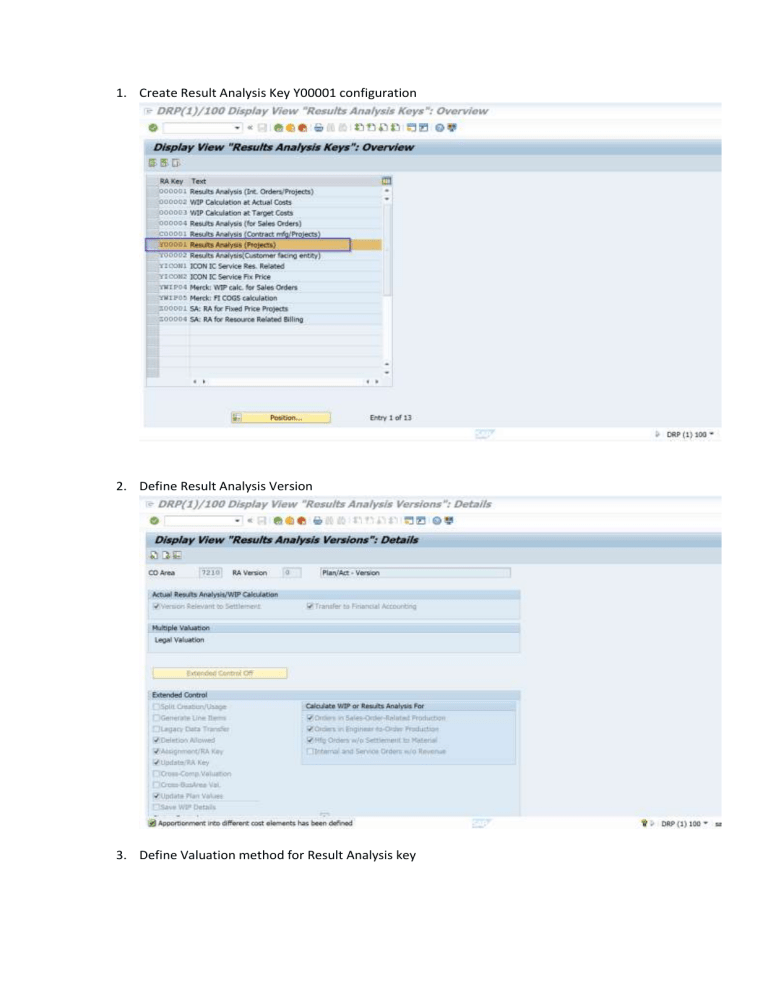 SAP Result Analysis Configuration Guide