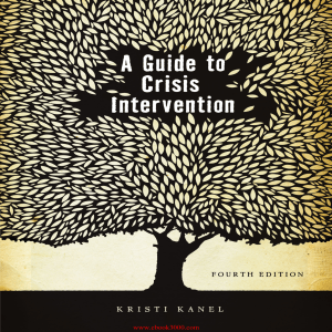 A Guide to Crisis Intervention Textbook