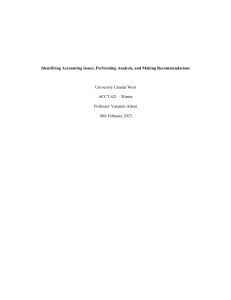 Accounting Case Study: Vic's Travel Agency Decision