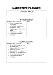 Narrative Planner: Story Structure Template