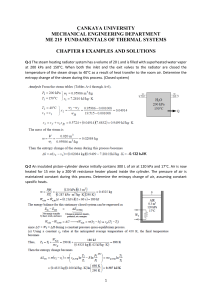 Thermodynamics Examples & Solutions: Entropy Changes
