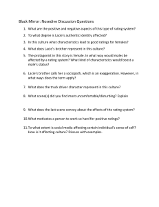 Black Mirror Nosedive Discussion Questions