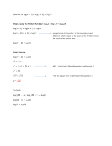 Solving Logarithmic Equations: Step-by-Step Solution