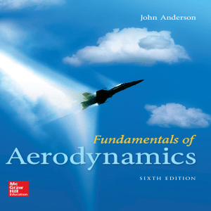 Fundamentals of Aerodynamics Textbook, 6th Edition