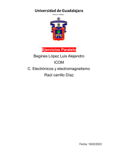 Ejercicios de Electromagnetismo UDG