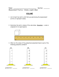 Measurement Practice: Volume, Length, Mass Worksheet