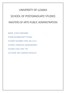 Financial Management Essay: Corporate Governance & Decisions