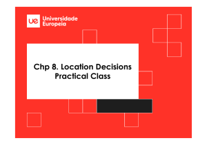 Location Decisions: Practical Class Questions & Problems