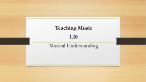 Teaching Music: Musical Understanding Activities