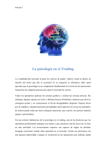 Psicología en el Trading: Control Emocional y Éxito
