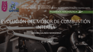 Evolución del Motor de Combustión Interna - Ingeniería Aeronáutica