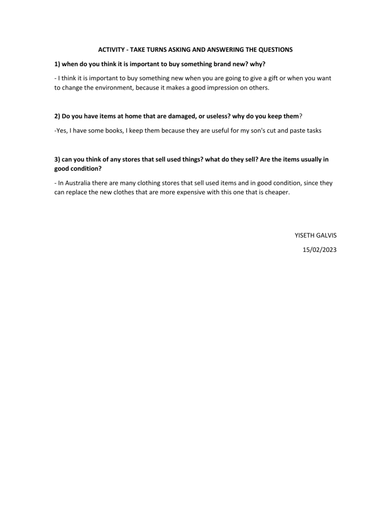 Consumer Habits Sustainability Activity Worksheet Consumer habits sustainability activity worksheet