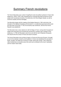 French Revolution Summary: Causes, Events, and Impact