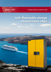 Safe Flammable Storage on Cruise Ships