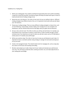 Trading Plan Guidelines: Strategy & Risk Management