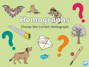 Homographs Worksheet: Reading Comprehension Practice