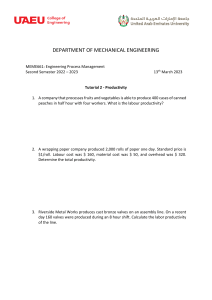 Productivity Tutorial: Engineering Process Management