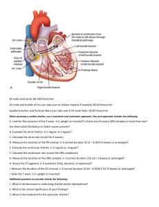 Cardiac Rhythm Assessment: PQRST Interpretation Guide