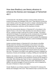 Fahrenheit 451: Literary Allusions and Themes