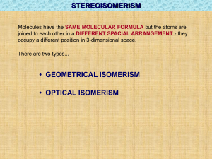 Geometrical Isomerism in Alkenes: E/Z Nomenclature