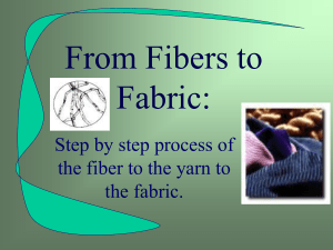 From Fibers to Fabric: Textile Production Overview