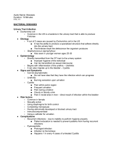 Bacterial Diseases: UTI, Periodontal Disease, Pneumonia