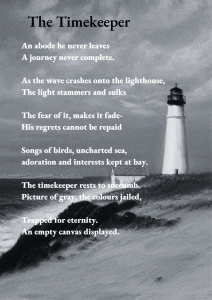 The Timekeeper: A Poem of Isolation and Regret