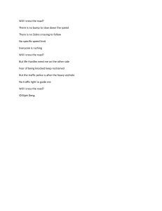 Crossing the Road: A Poem of Uncertainty
