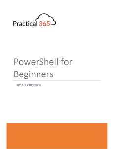 PowerShell for Beginners: A Practical Guide