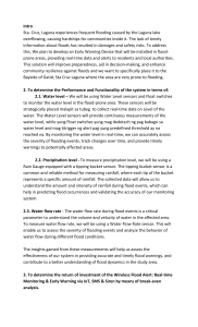 Flood Early Warning System Project Proposal