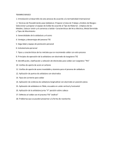 Programa del Curso de Soldadura TIG: Técnicas y Seguridad