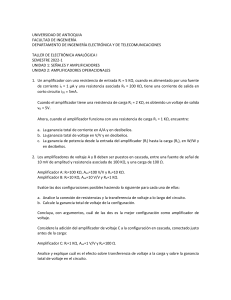 Taller Electrónica Analógica: Señales y Amplificadores