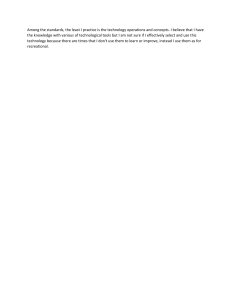 Self-Reflection on Technology Use