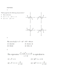 Math Exam Review: Algebra Problems