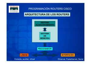 Programación Routers Cisco: Arquitectura y Configuración