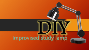 DIY Improvised Study Lamp Guide