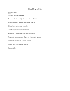Clinical Progress Notes Template